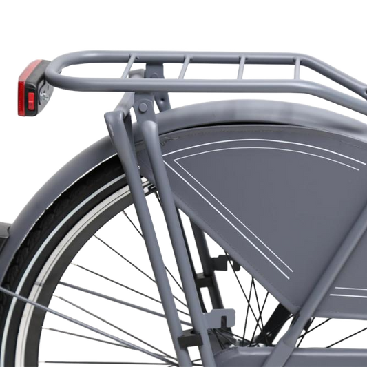 3. ASHEN-GREY CUSTOM WHEELS: ADULT CITY BIKE.