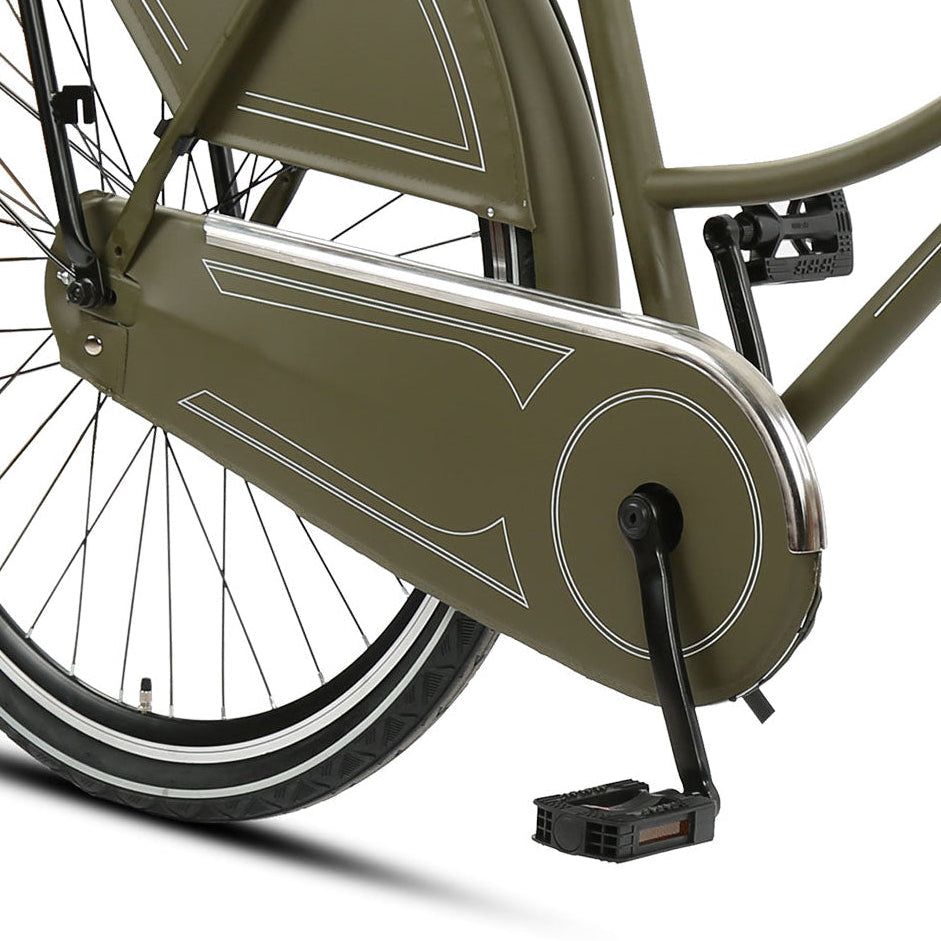 1. OLIVE-GROVE CUSTOM WHEELS: ADULT CITY BIKE.