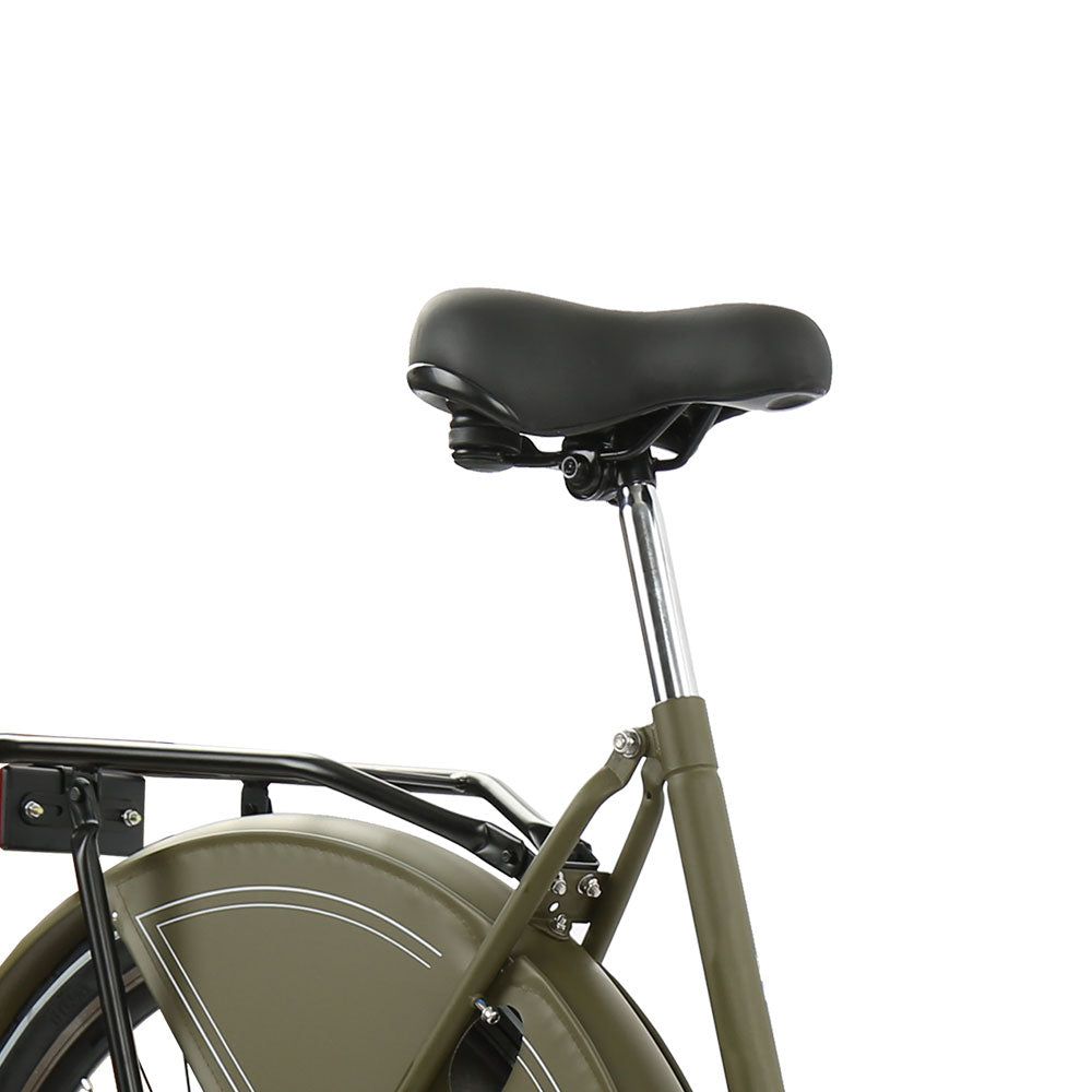 1. OLIVE-GROVE CUSTOM WHEELS: ADULT CITY BIKE.