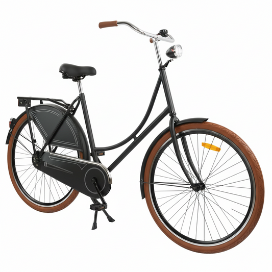 2. CHARCOAL-CLASSIC CUSTOM WHEELS: ADULT CITY BIKE.